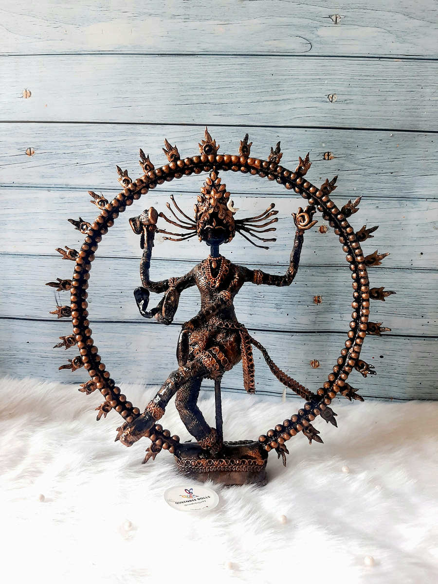 Handcrafted Metal Nataraja Sculpture – Lord Shiva Dancing Idol for Home Décor & Spiritual Gifting
